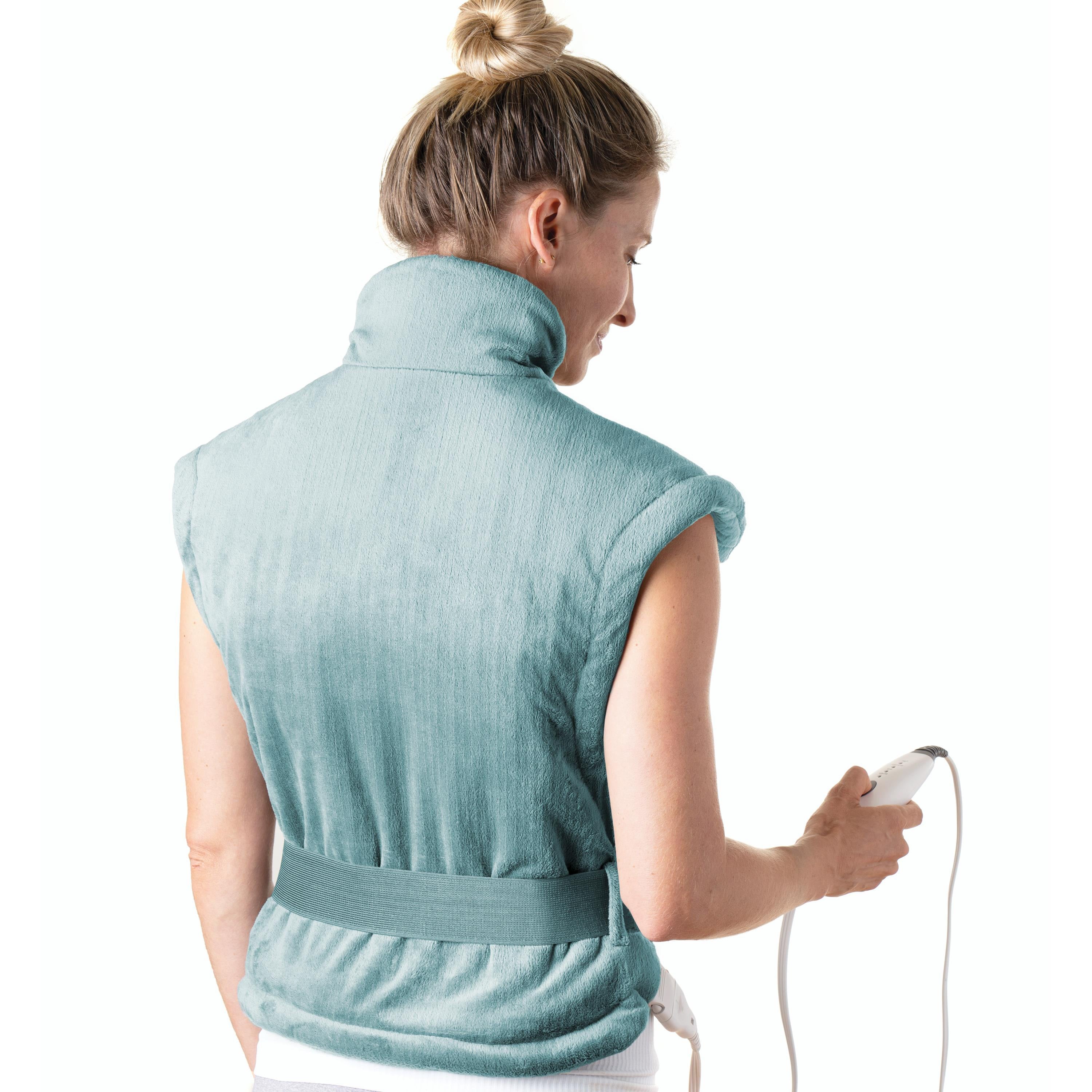 PureRelief XL Back & Neck Heating Pad Sea Glass