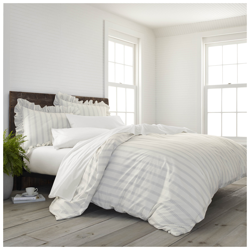 Comfort Wash Brooke Comforter Set - (Gray)