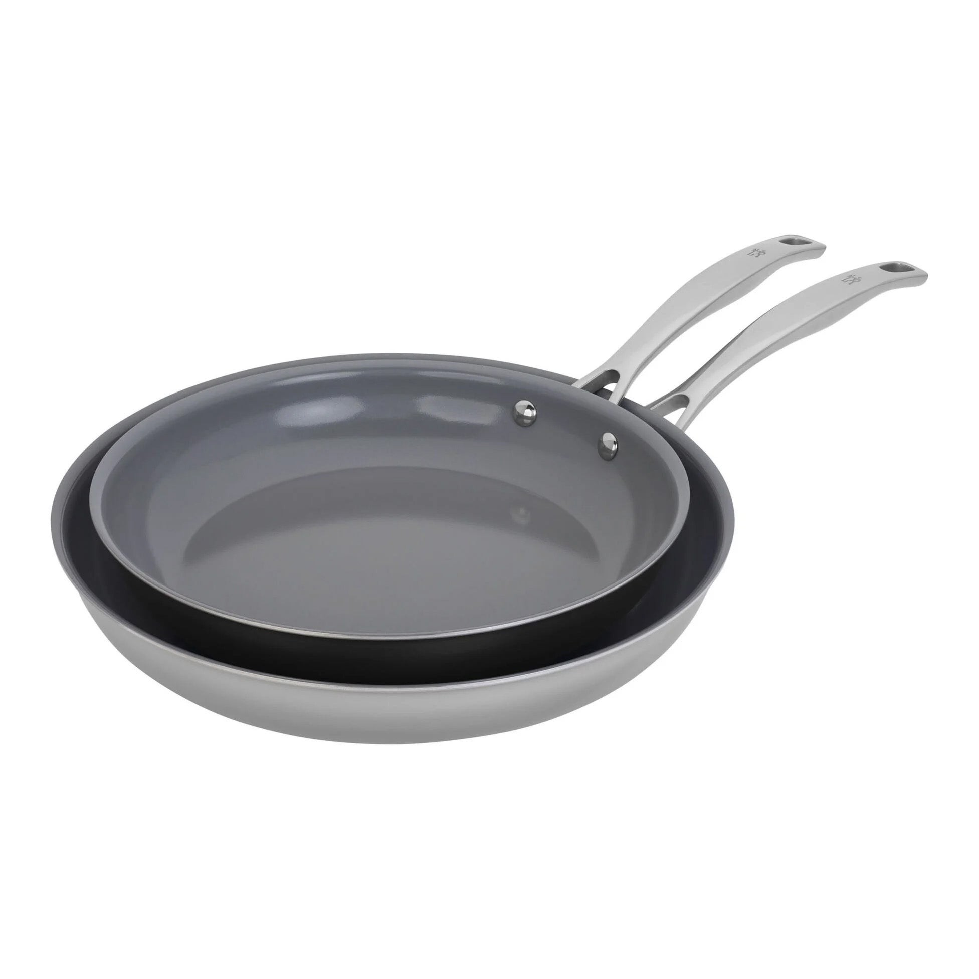 CLAD H3 2pc Ceramic Nonstick Frying Pan Set