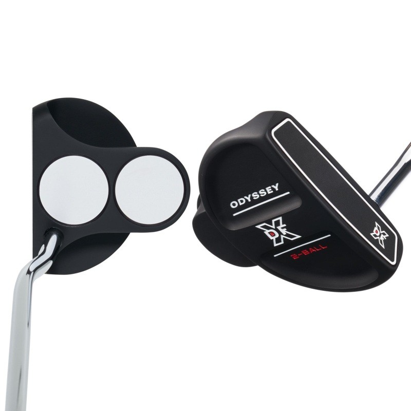 Odyssey DFX Black 2-Ball Putter - Right Hand/33 inch