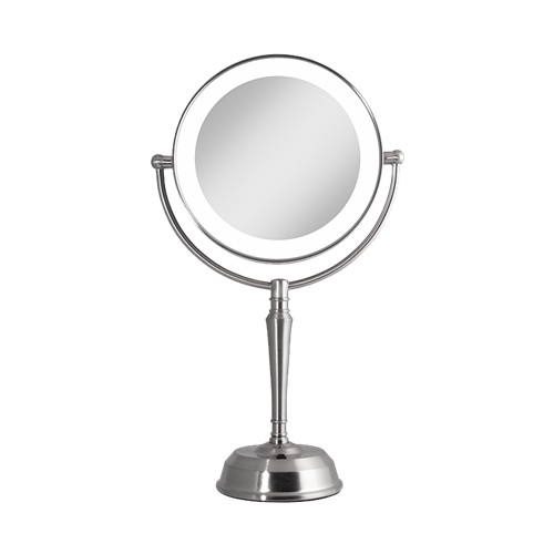Zadro LED Lighted Vanity Mirror with Rechargeable Battery & USB Port 10X/1X