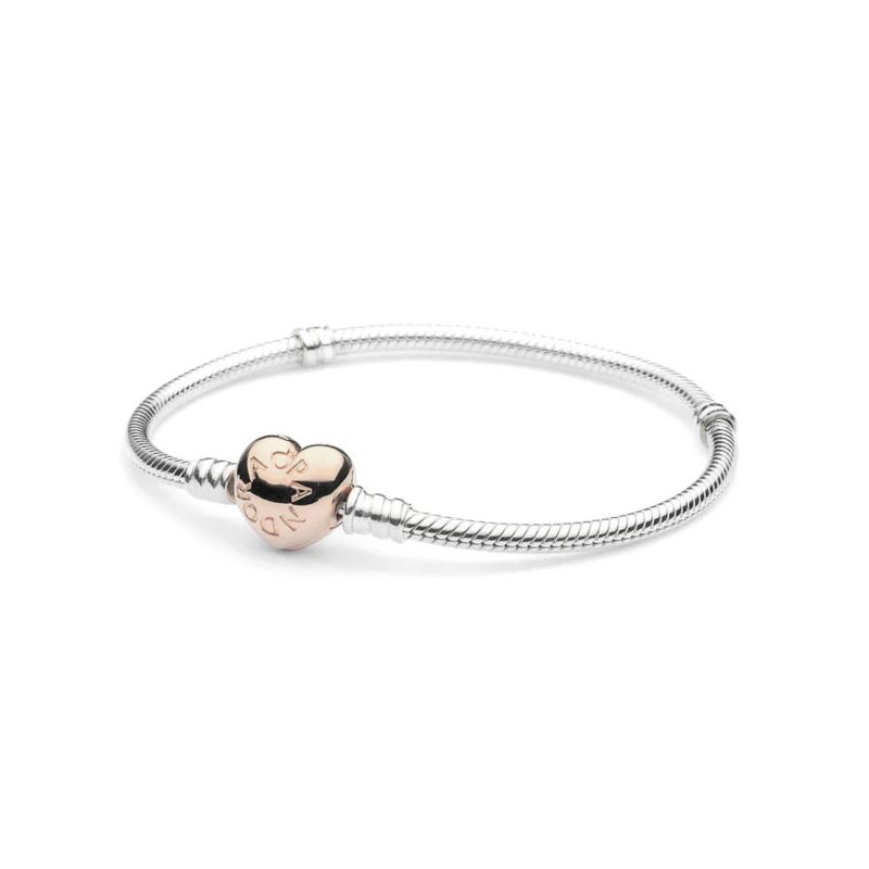 Moments Heart Clasp Bracelet - (Size 7.5)