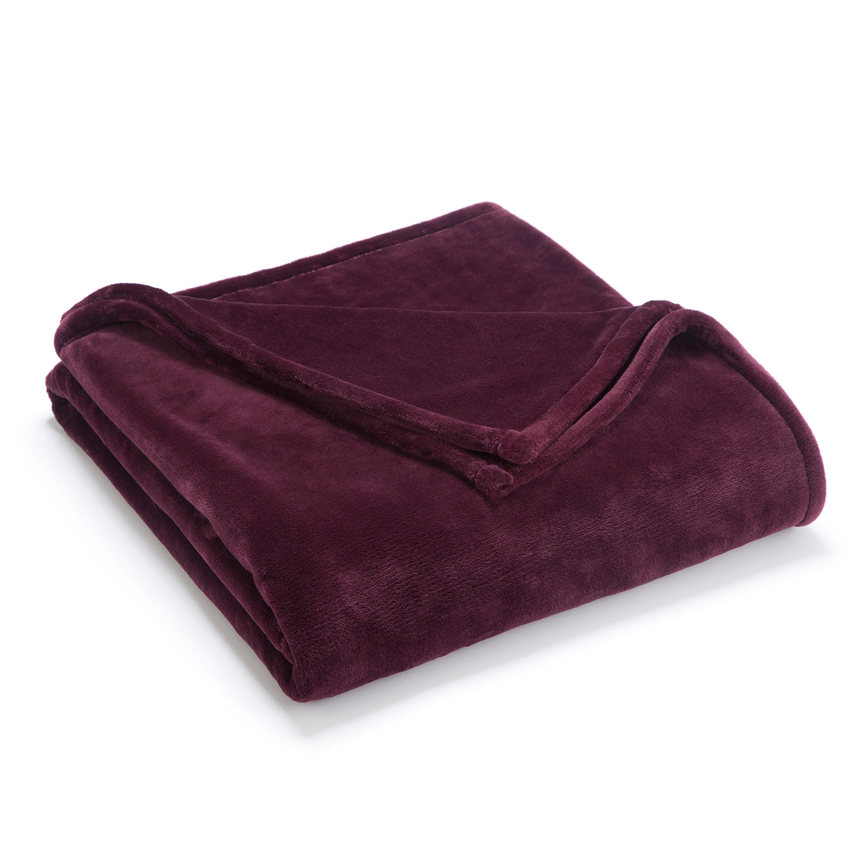 Sheared Faux Mink Blanket - Full/Queen Fig