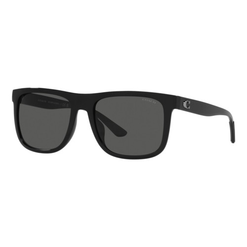 Coach Beveled Signature Flat Top Square Sunglasses