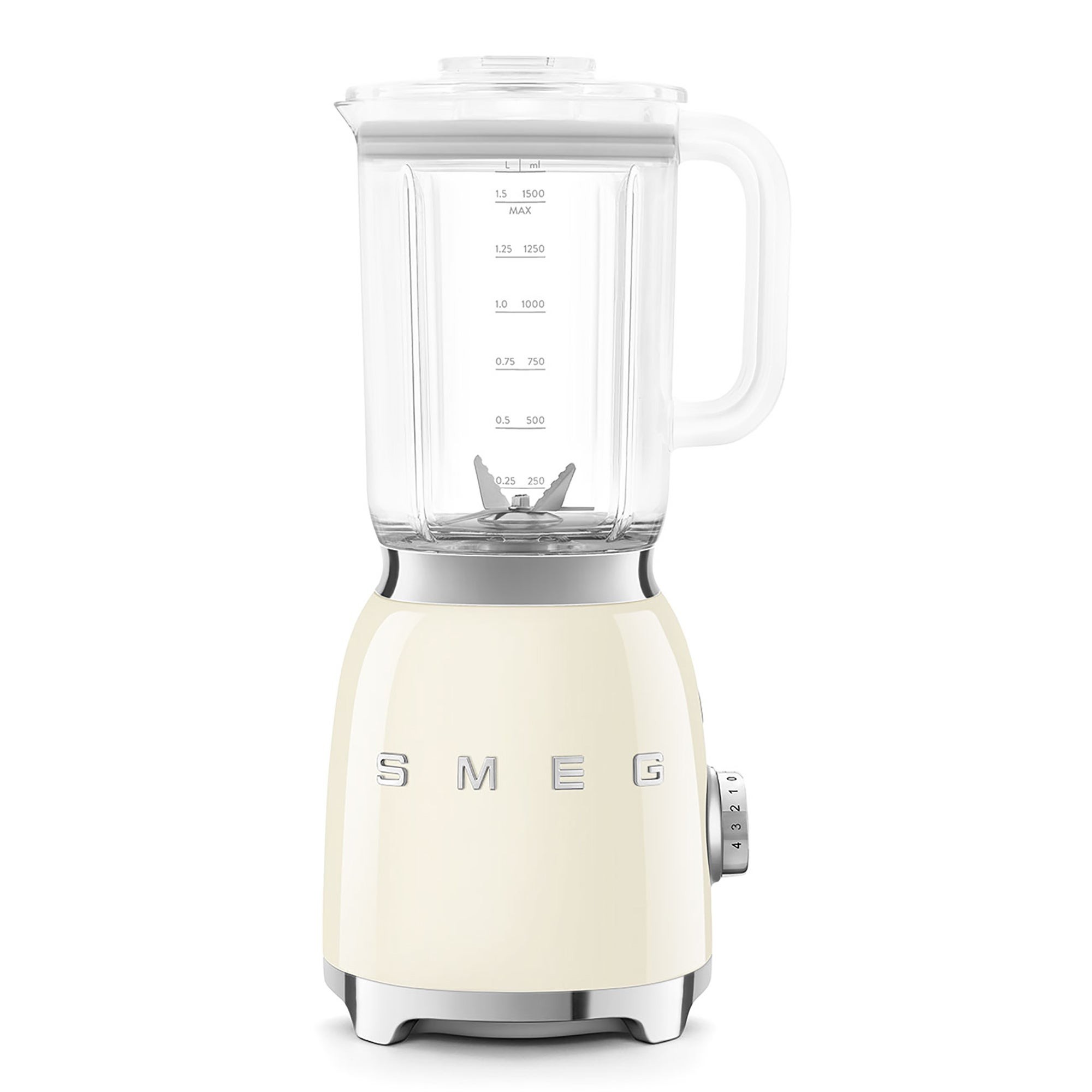 50's Retro-Style 600W Blender, Cream