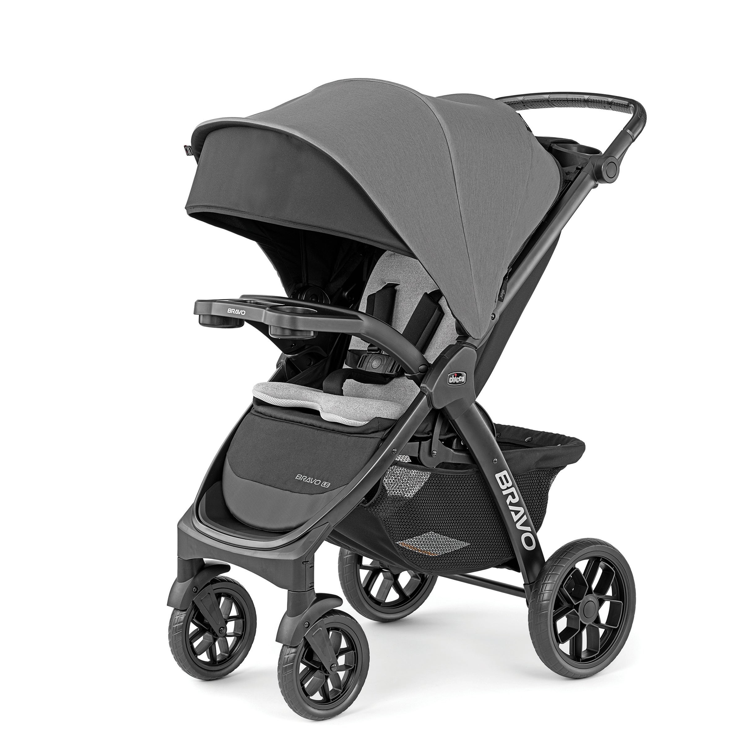 Bravo LE ClearTex Quick-Fold Stroller Pewter