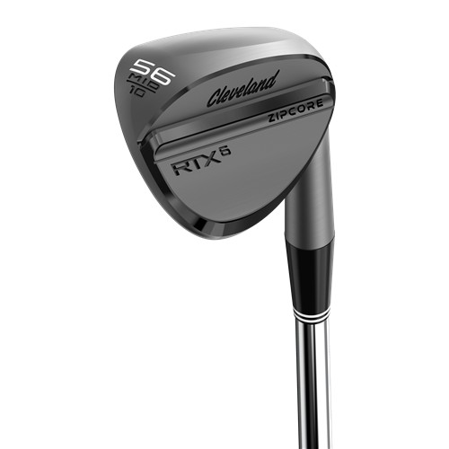 Cleveland RTX 6 ZipCore Black Satin Wedge Right, 60 Mid, Steel