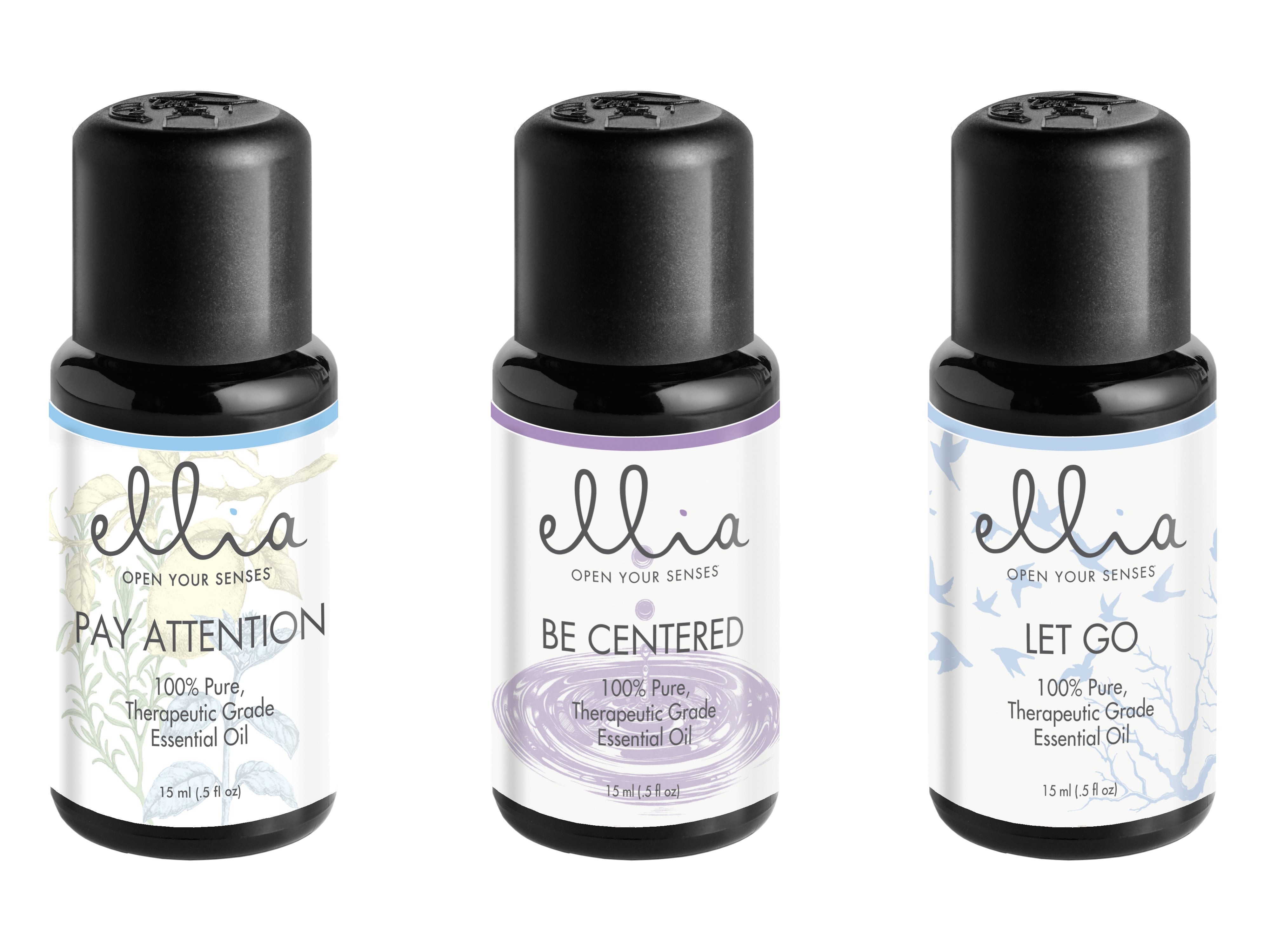 Essential Oil 3-Pack: Pay Attention Be Centered and Let Go