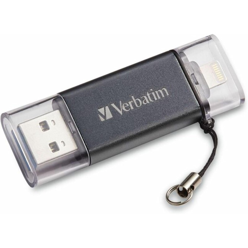 128GB Store ‘n’ Go Dual USB 3.2 Gen 1 Flash Drive for Apple Lightning Devices – Graphite
