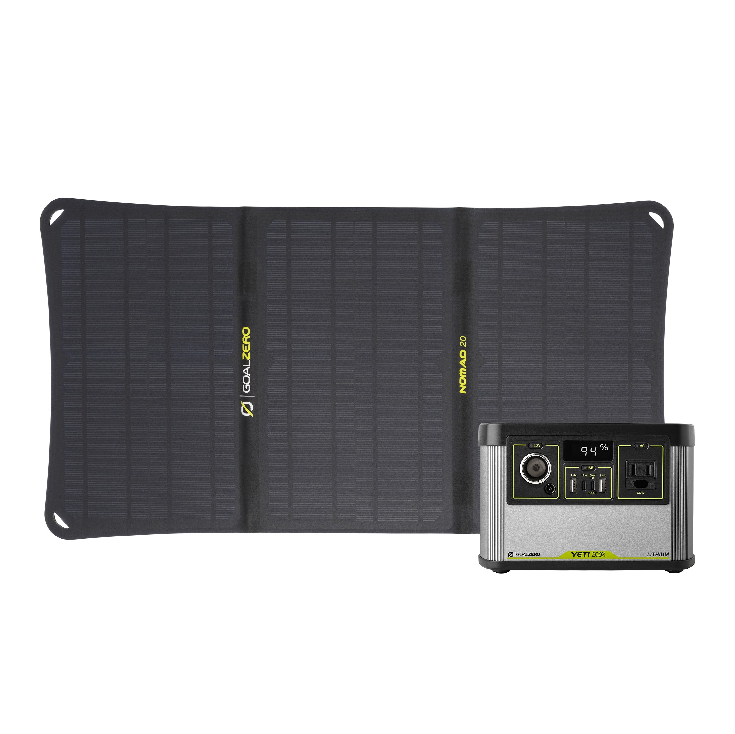 Yeti 200X Power Station + Nomad 20 Solar Panel