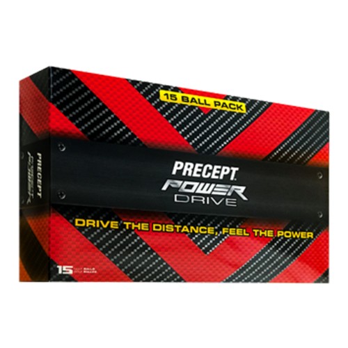 Bridgestone Precept Powerdrive Golf Ball 15-Ball Pack, White