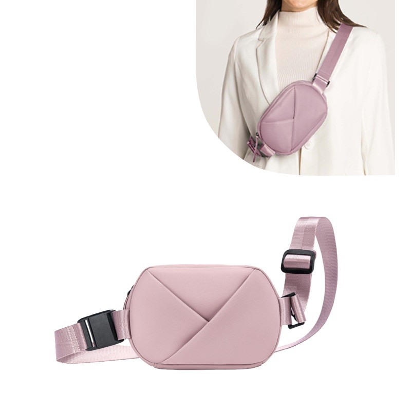 Origami Belt and Sling Bag - Hopeful Pink
