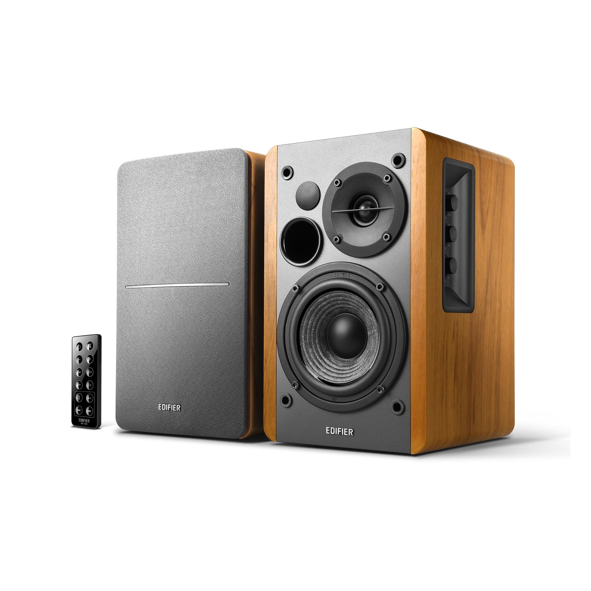 R1280DB Bluetooth Bookshelf Speakers - Set of 2 Brown