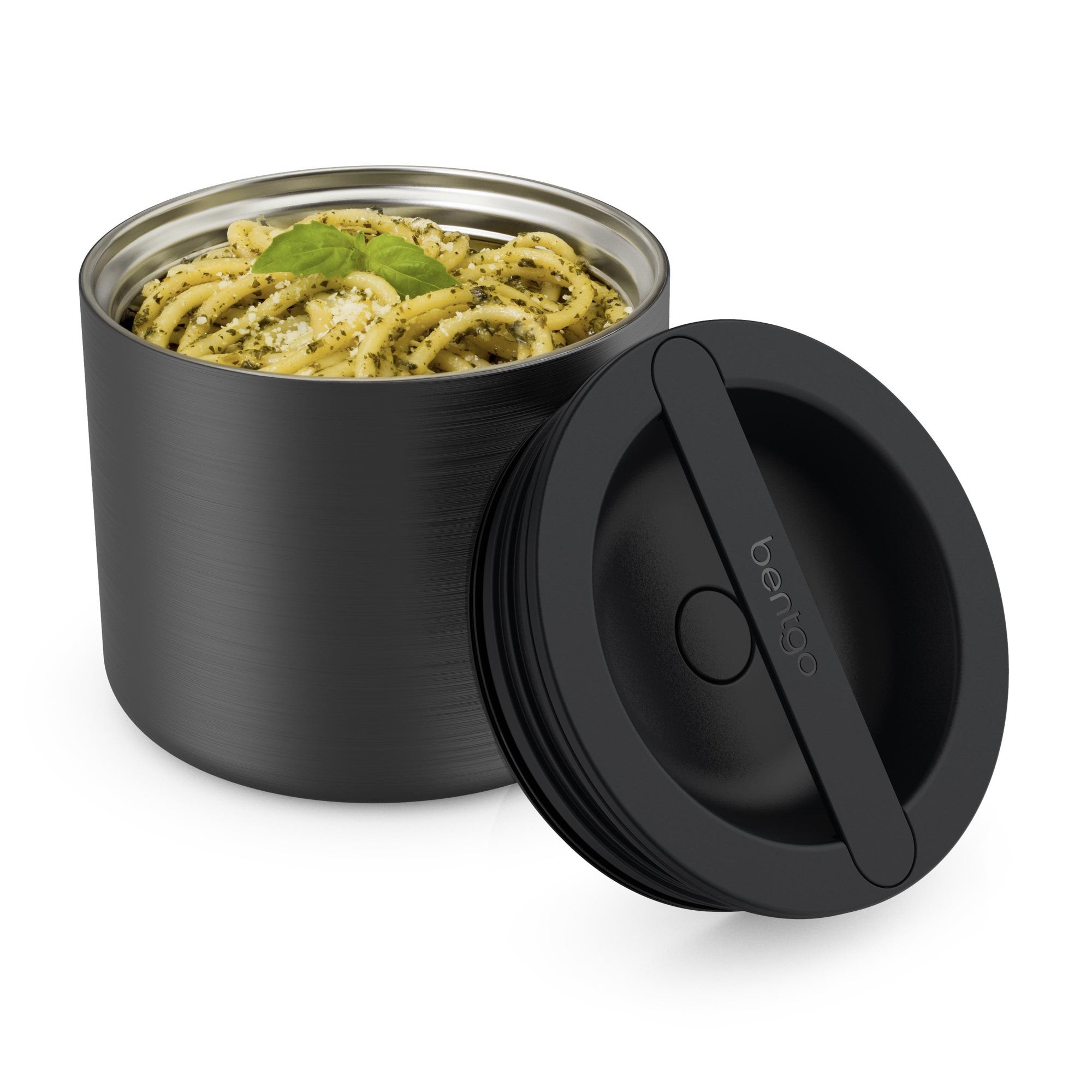 Stainless Insulated Food Container Carbon Black