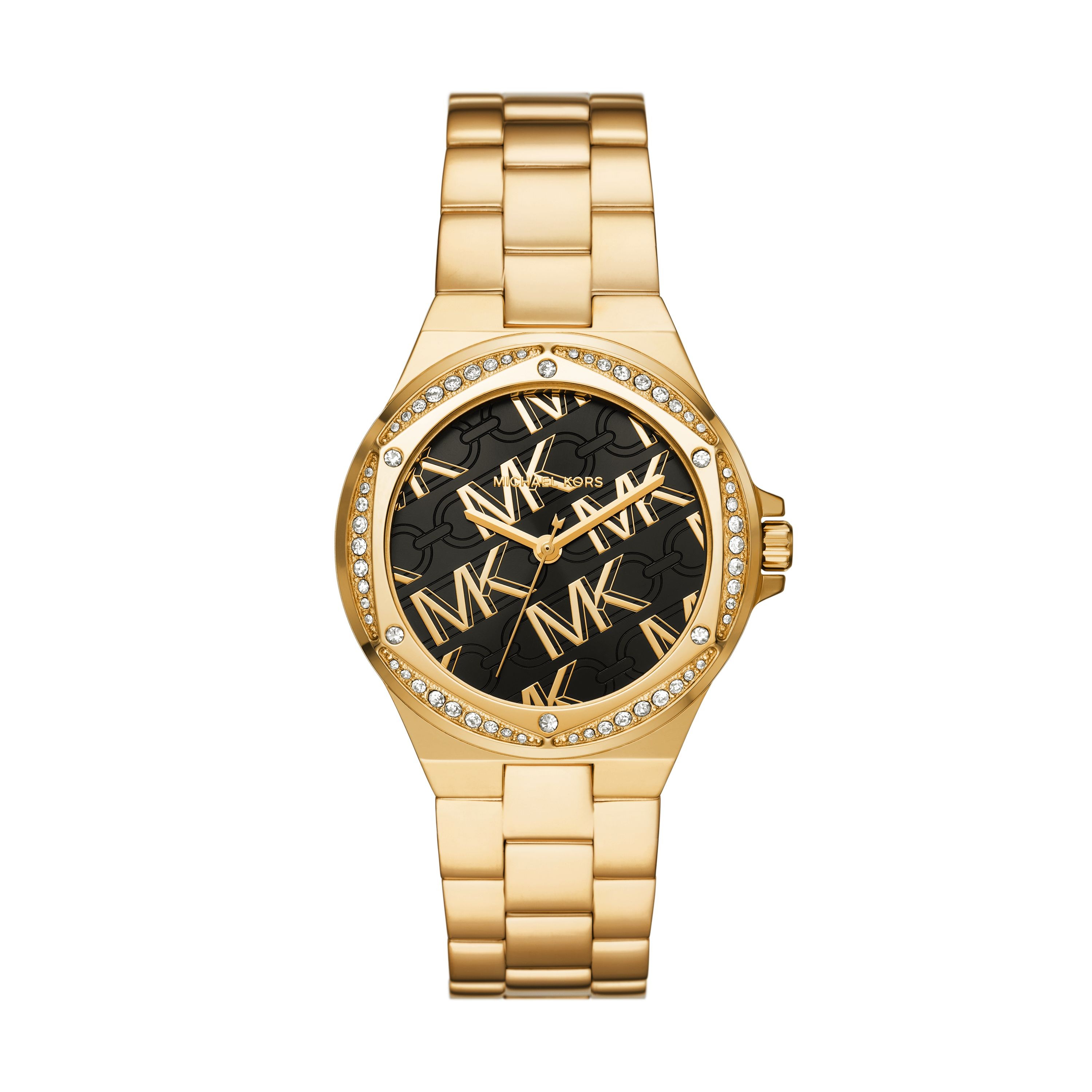 Lennox Three-Hand Gold-Tone Stainless Steel Watch