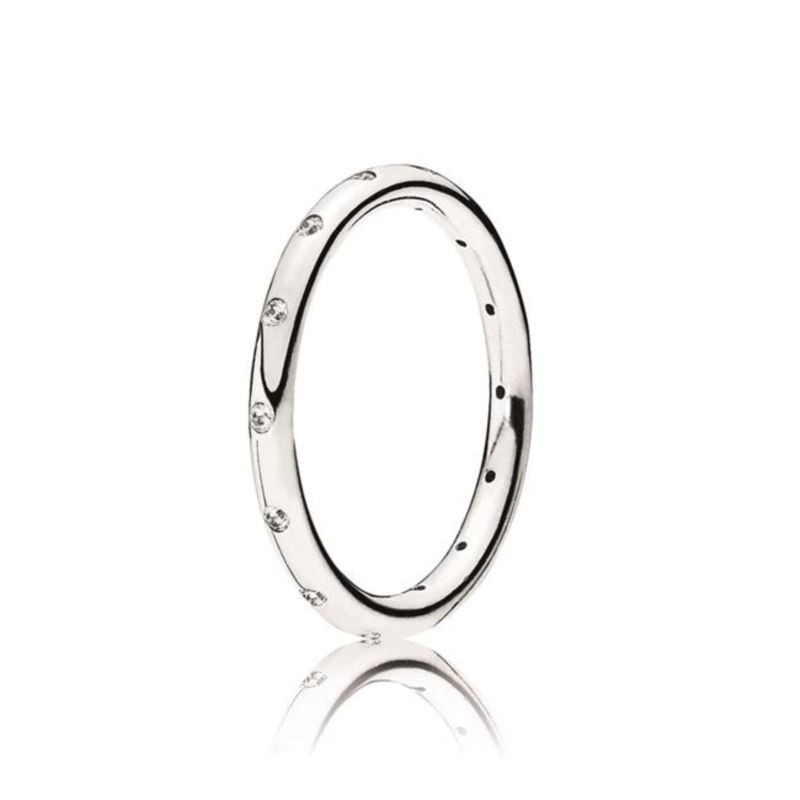 Droplets Clear CZ Size 7 Ring