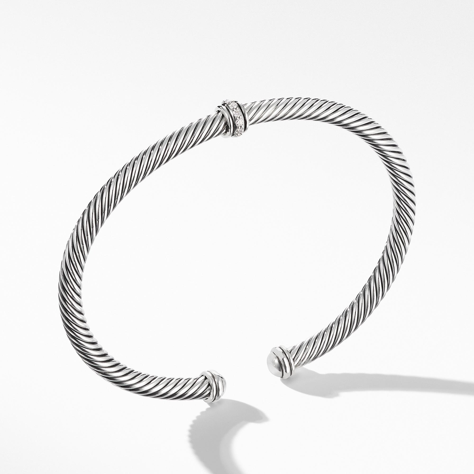 Ladies Classic Cable Station Bracelet