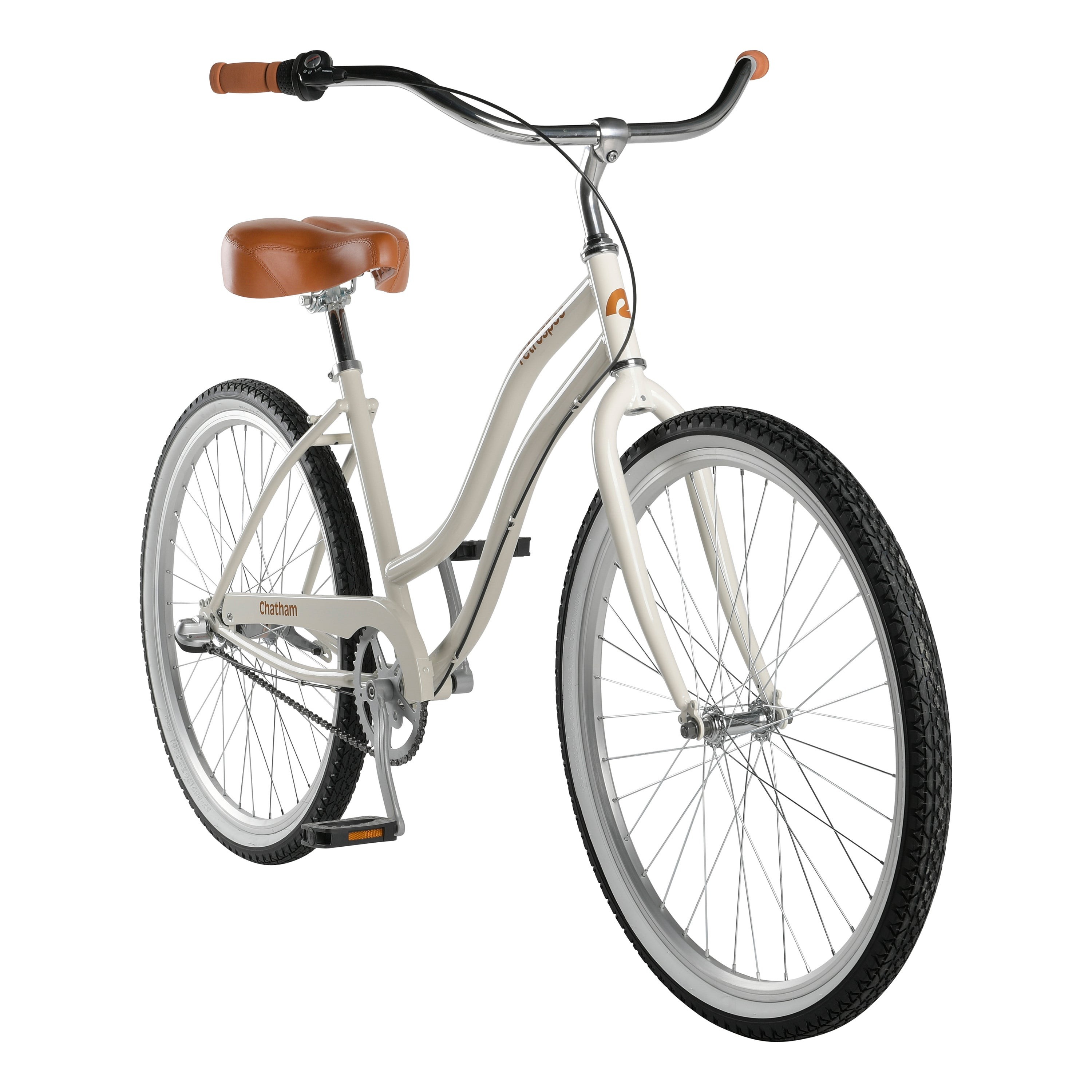 Chatham Beach Cruiser Bike - Step Through 3 Speed Eggshell