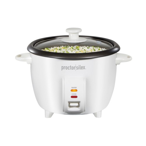 Proctor Silex 10-Cup Rice Cooker White White