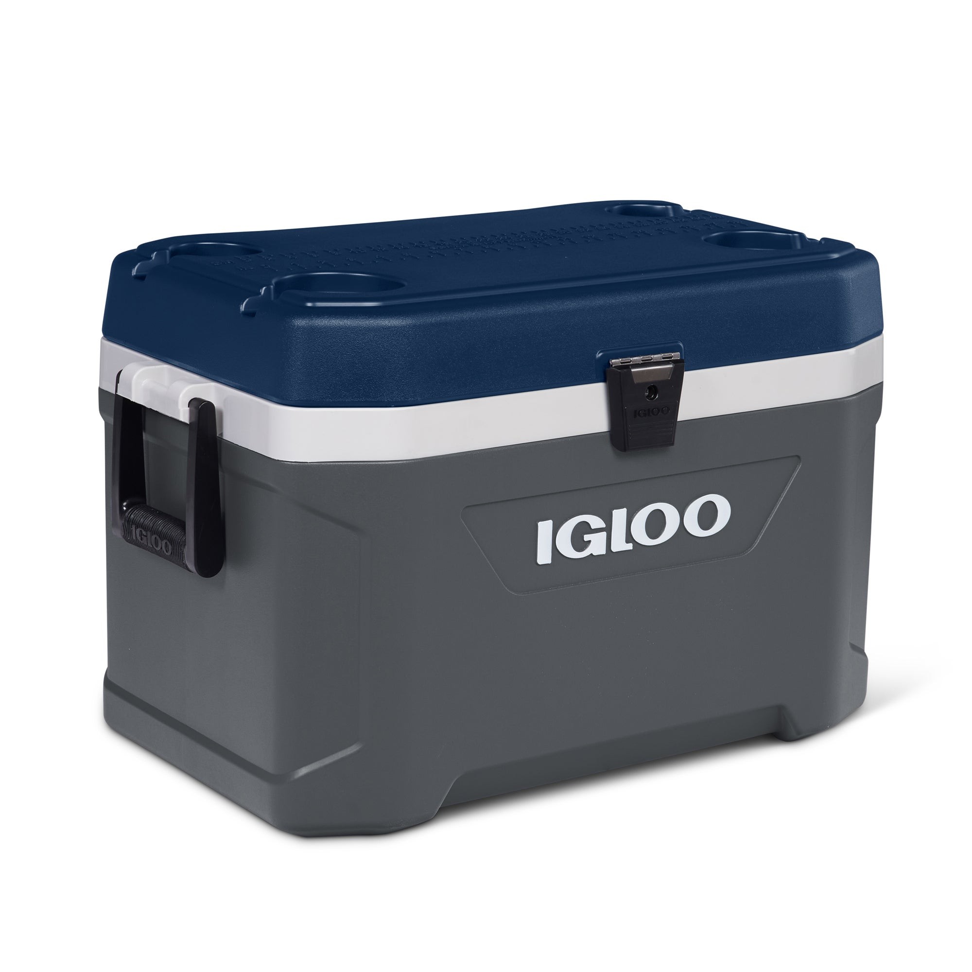 MaxCold Latitude 54qt Cooler Carbonite/Aegean Sea