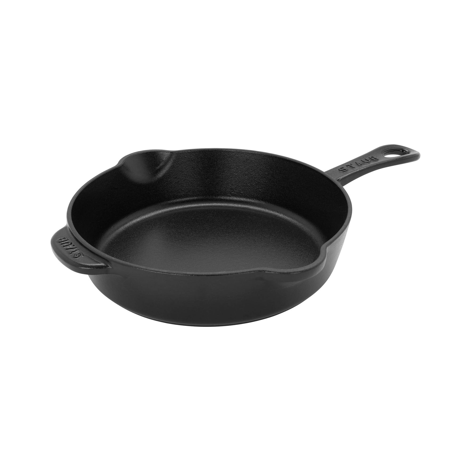 8.5" Cast Iron Traditional Deep Skillet Black