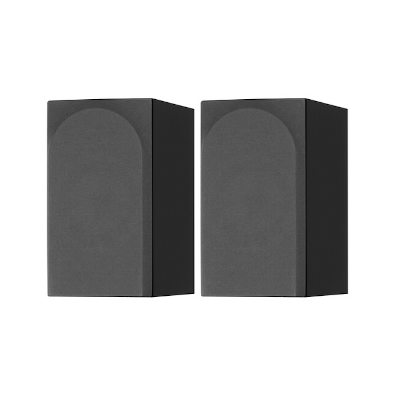 Set of 2 Black 706 S3 2-Way Bookshelf Speakers