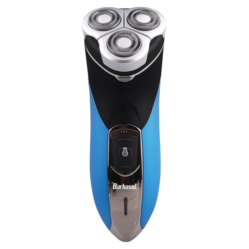 Mens Rechargeable WetDry Rotarty Shaver with Pop-up Trimmer