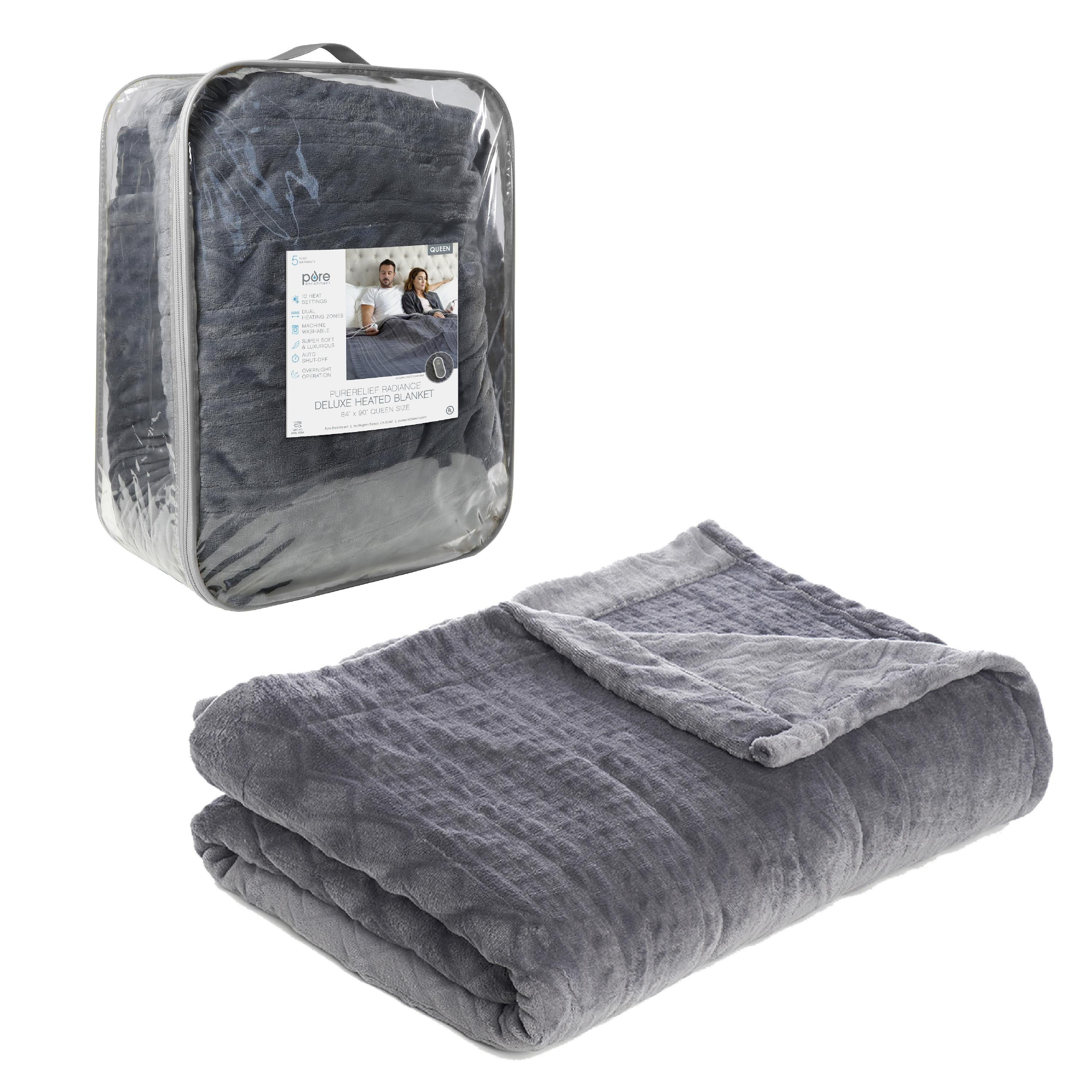 PureRelief Radiance Deluxe Heated Blanket - King