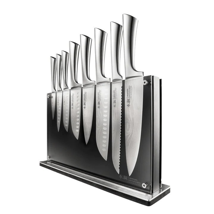 Damashiro 9pc Nami Knife Block