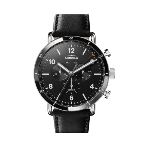 Shinola The Canfield Sport Chrono Leather Strap Watch