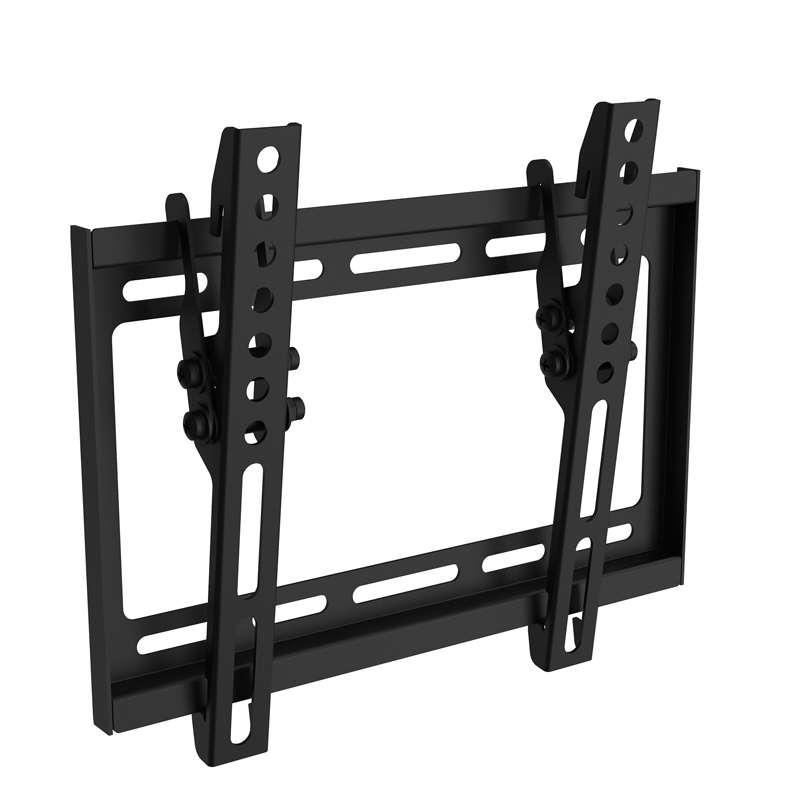 23-42 - Inch Slim Tilt Wall Bracket - (Black)