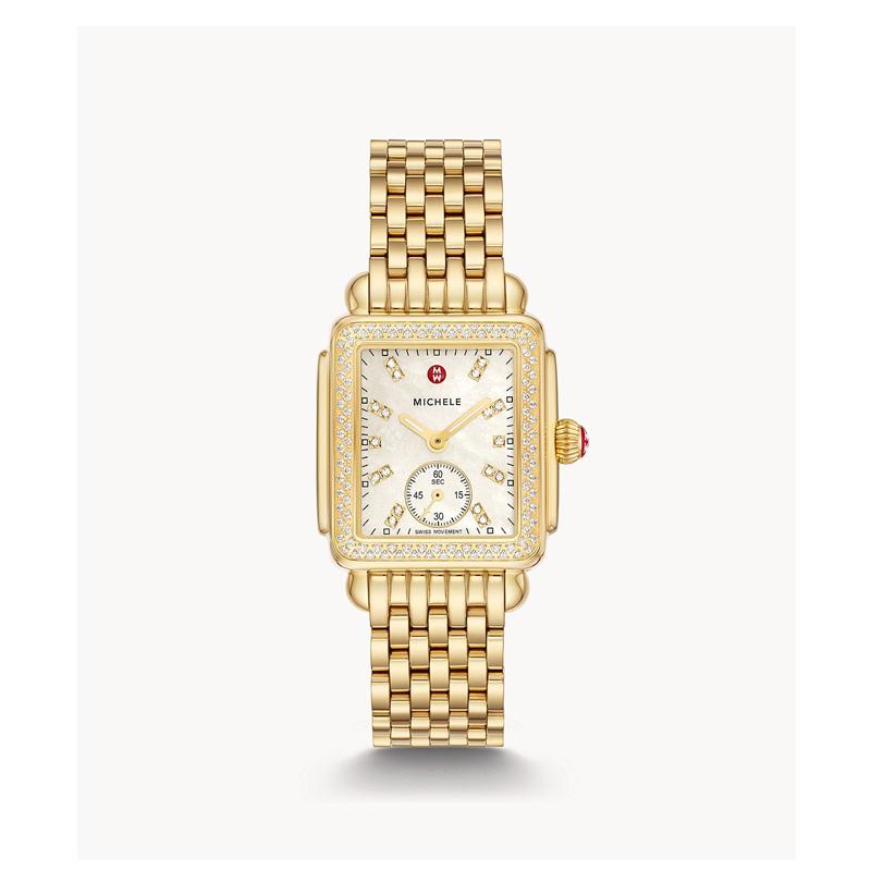 Deco Mid Gold Diamond Stainless Steel Watch