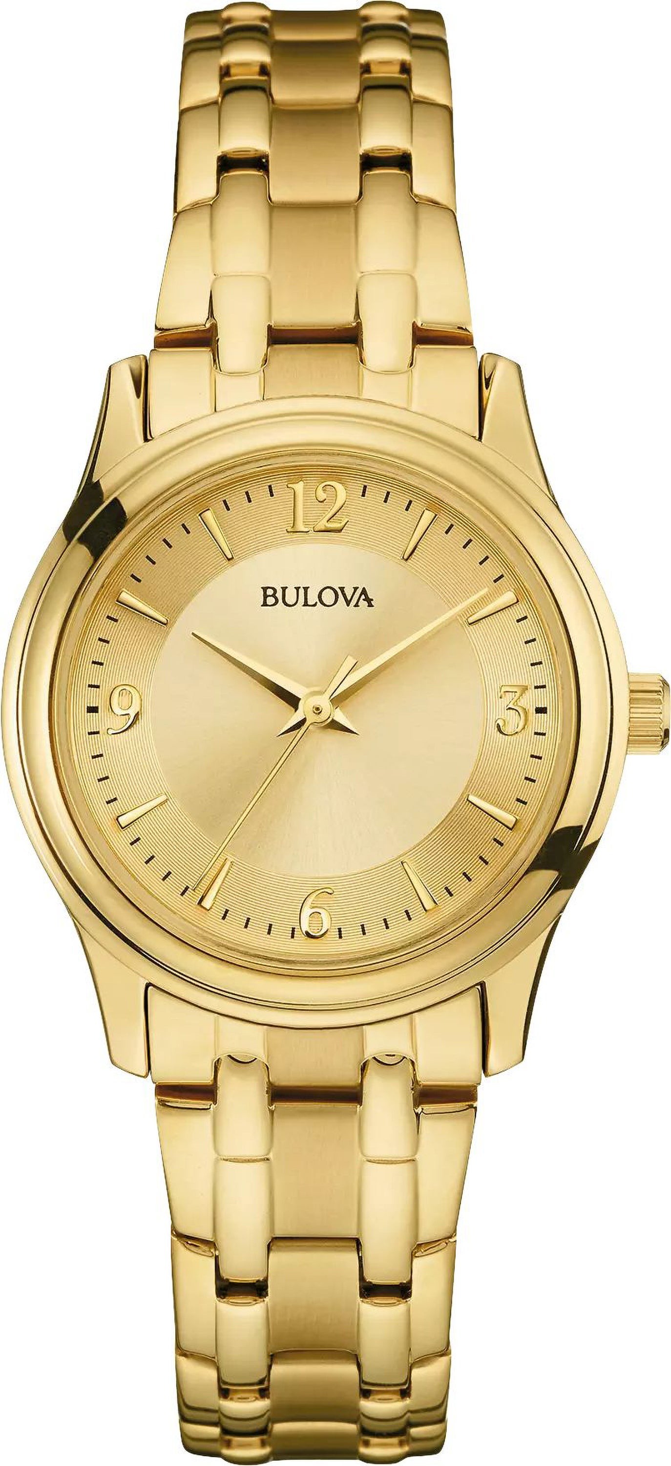 Ladies' Corporate Collection Gold-Tone Stainless Steel Watch, Gold Dial
