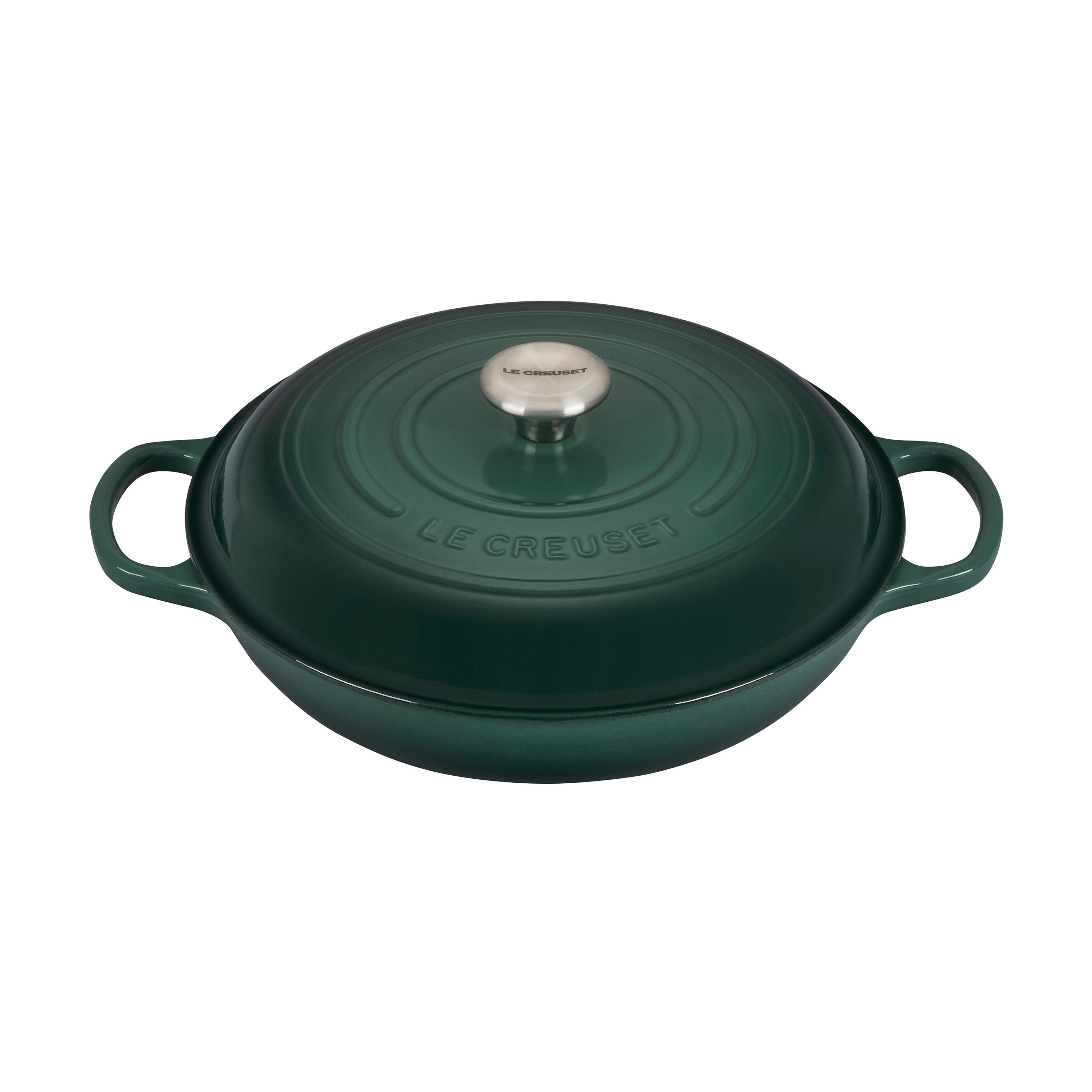 3.5qt Signature Cast Iron Braiser Artichaut