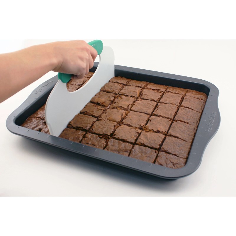 2 - Piece Perfect Slice Cookie Sheet with Tool