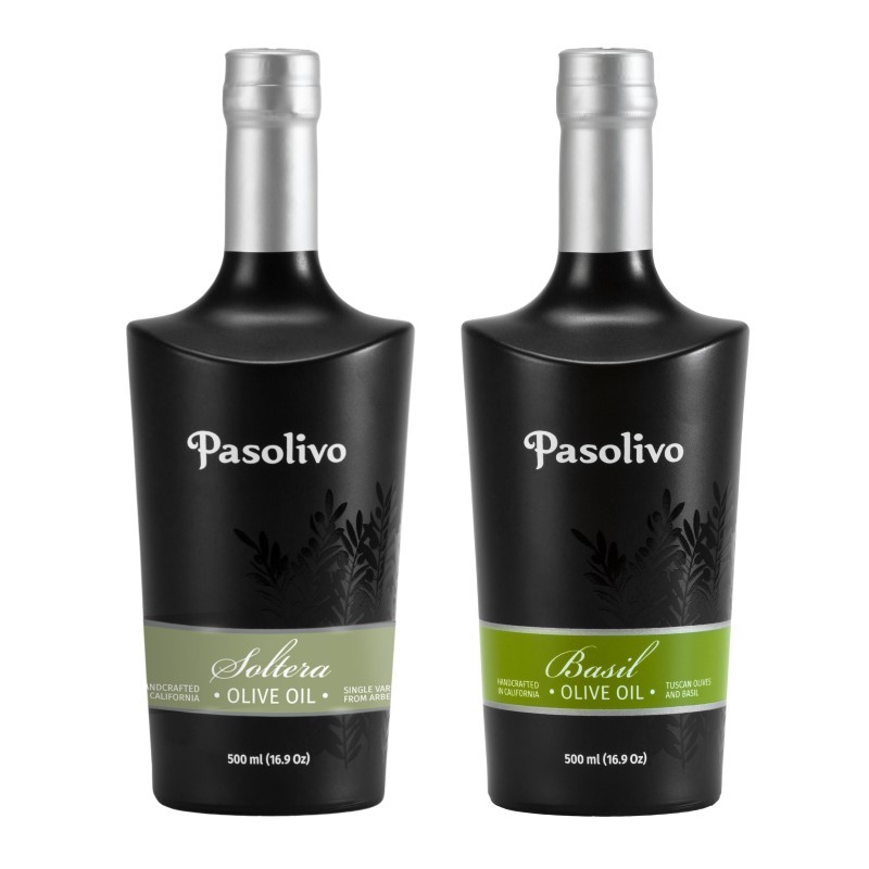 Soltera Extra Virgin Olive Oil & Basil Olive Oil 500mL