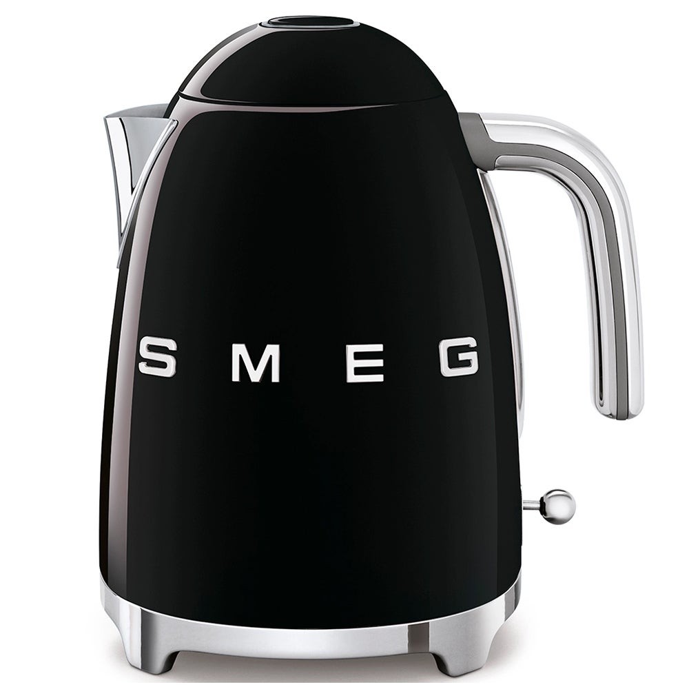 50's Retro-Style Electric Kettle, Black