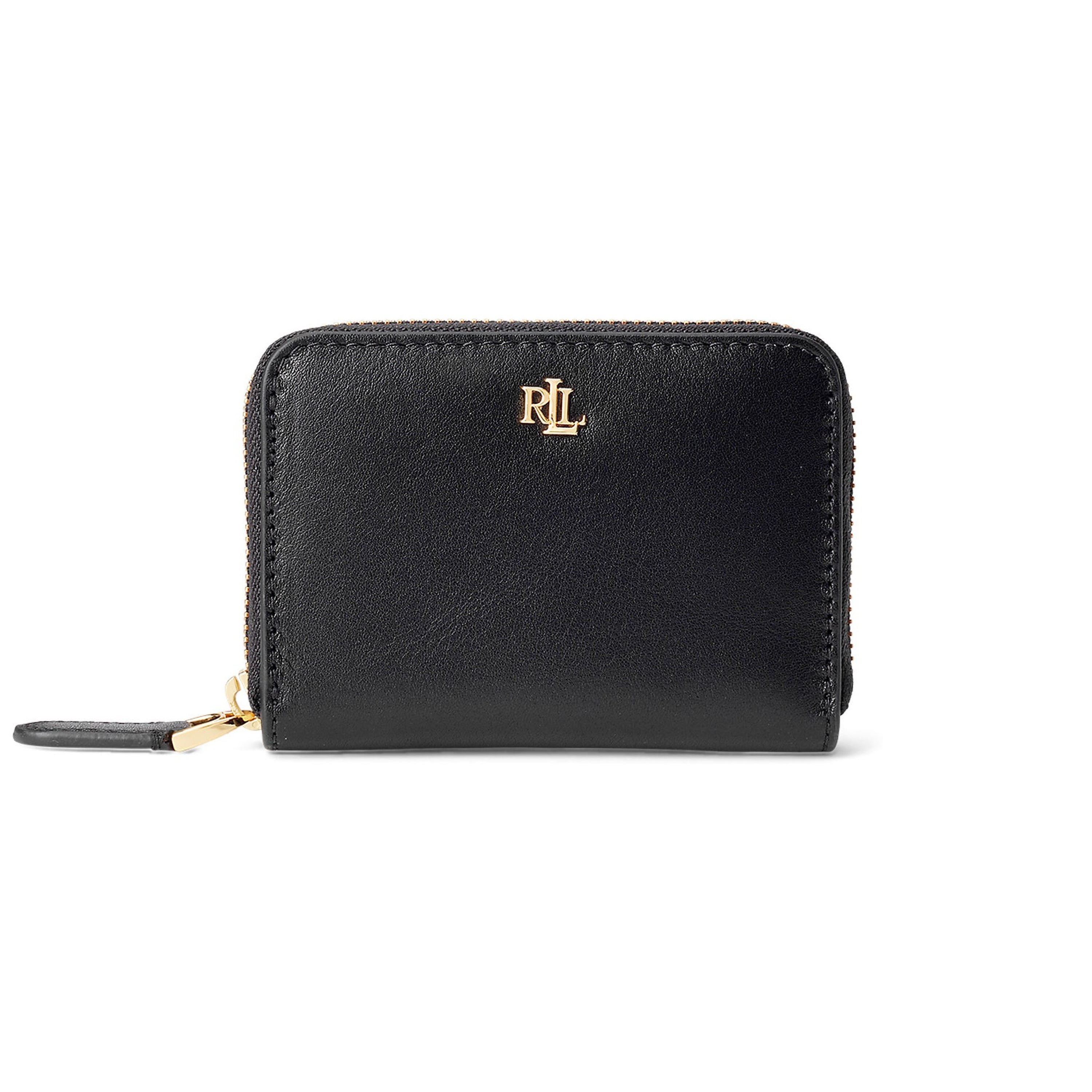 Small Zip Wallet Black