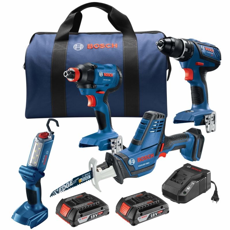 18v Cordless 4-Tool Combo