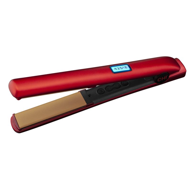 1 - Inch Digital Ceramic Hairstyling Red Flat Iron