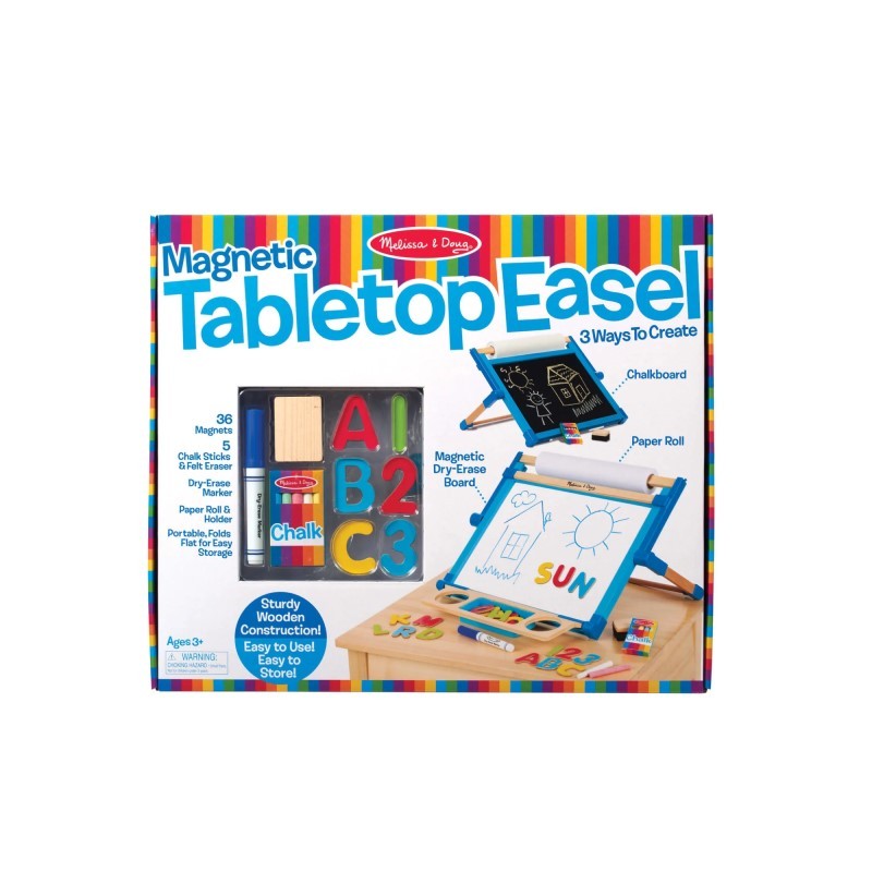 Magnetic Double-Sided Tabletop Easel