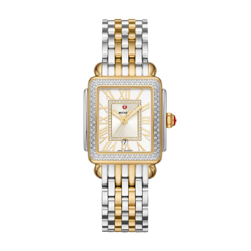 Ladies Deco Madison Mid Two-Tone Diamond Watch