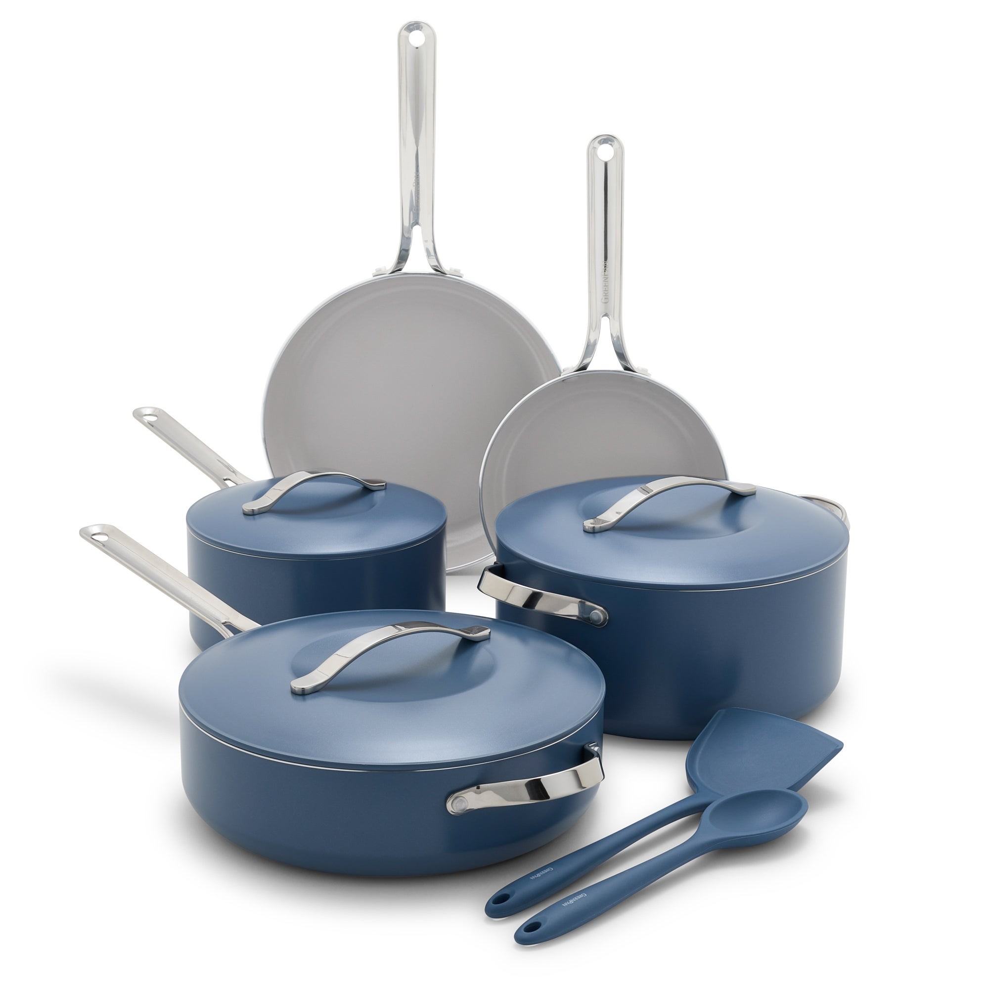 Nova 10pc Ceramic Nonstick Cookware Set Ocean