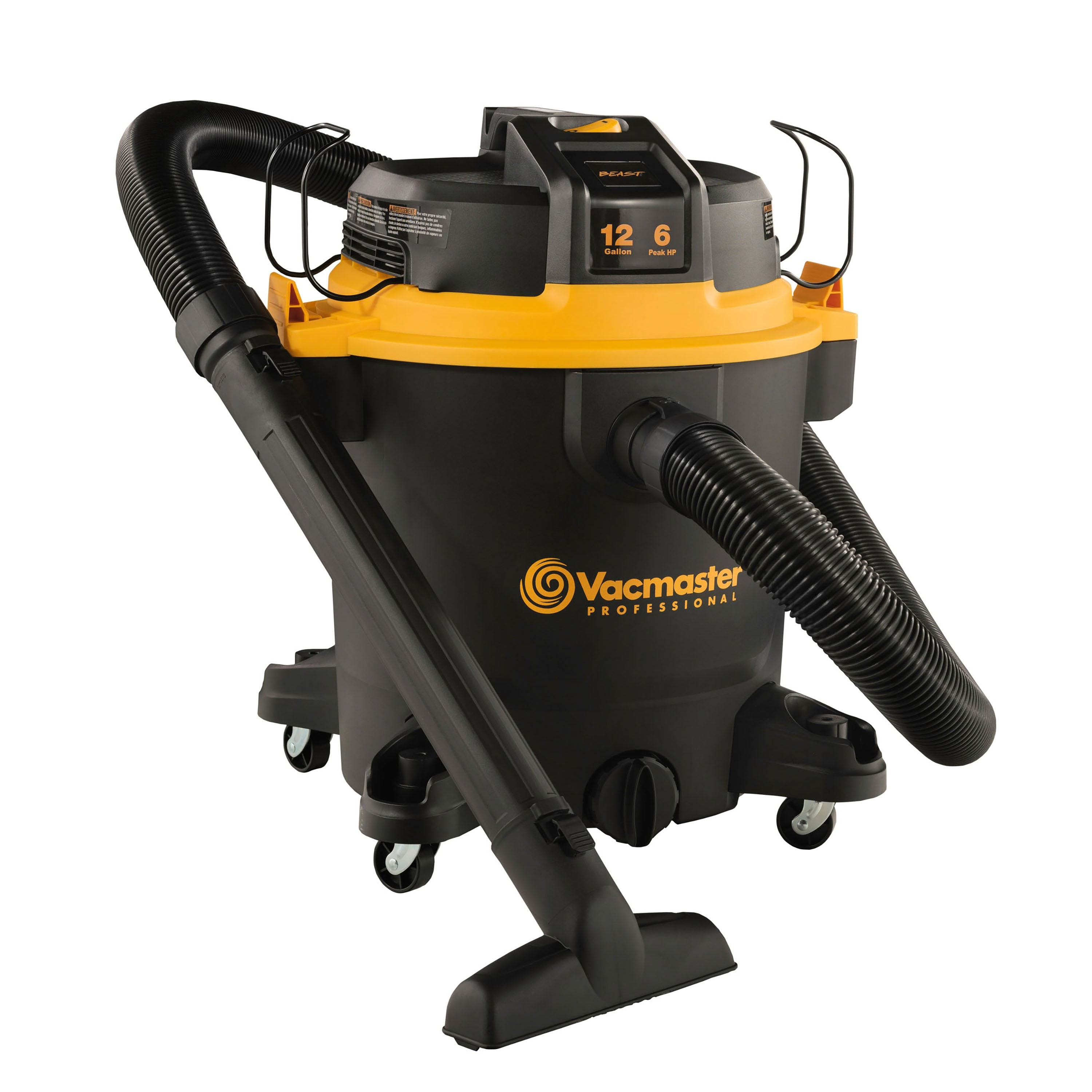 12 Gallon 6.0 HP Beast Series Wet/Dry Pro Vac