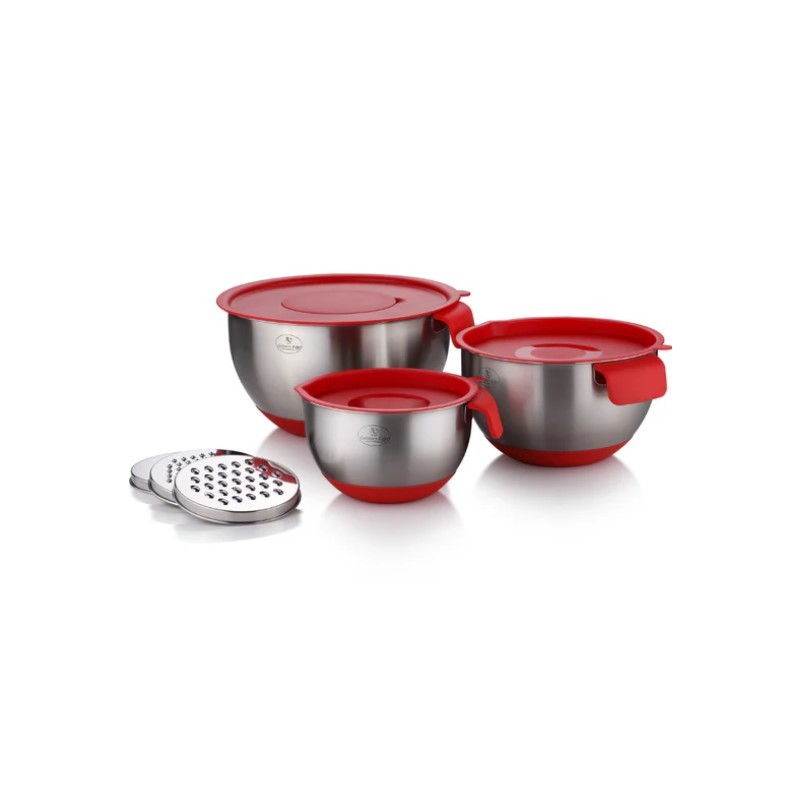 10Pc 18/10 Stainless Steel Mixing Bowl Set