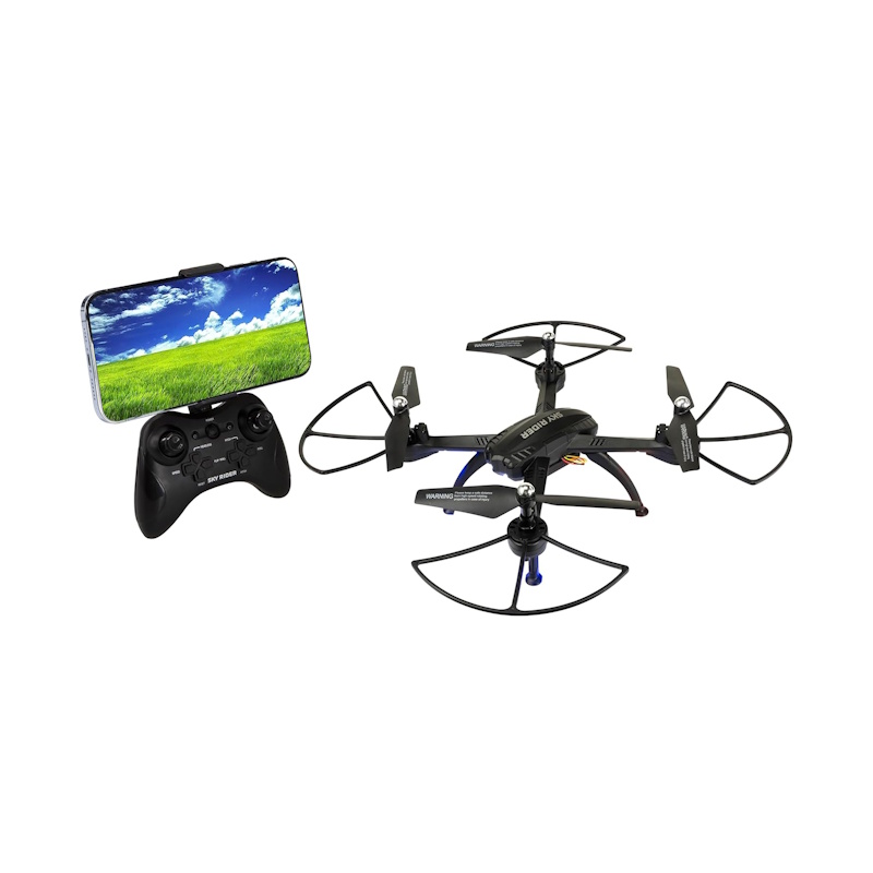 Black Quadcopter Drone w/ Wi-Fi Camera
