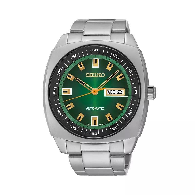 Seiko Recraft Automatic Green Dial Stainless Steel Men s Watch SNKM97