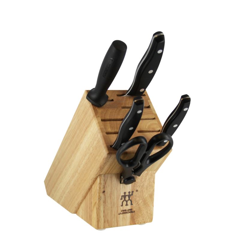 6 - Piece Signature Knife Block Set - (Black)