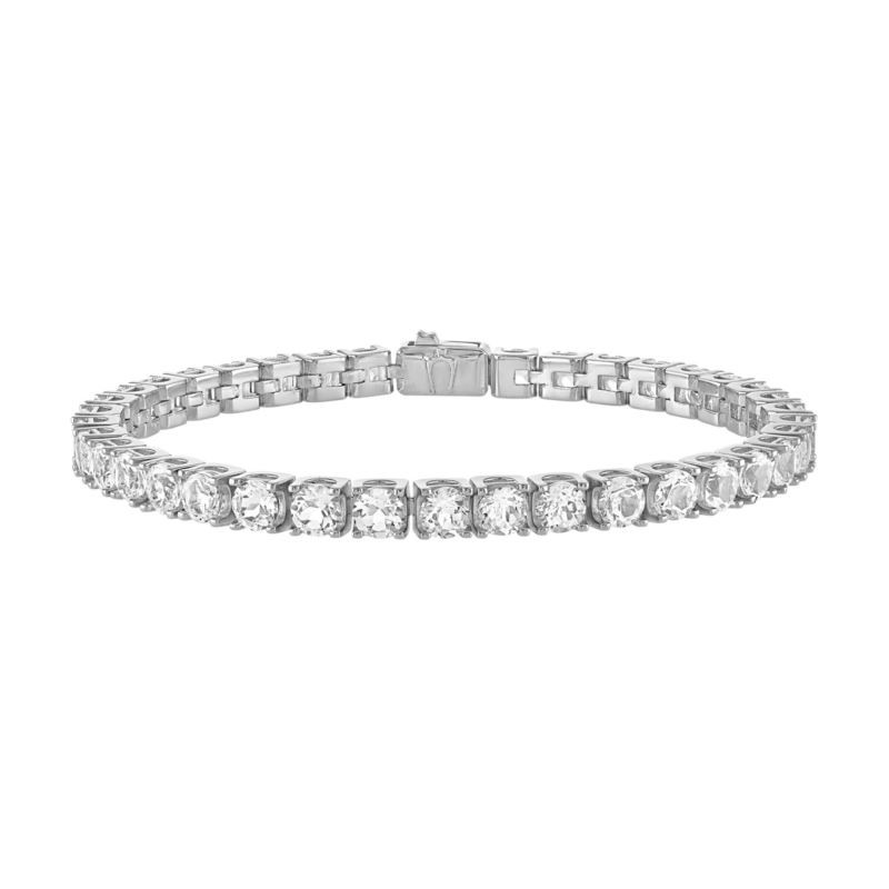 Icon Sterling Silver Tennis Bracelet,  Large