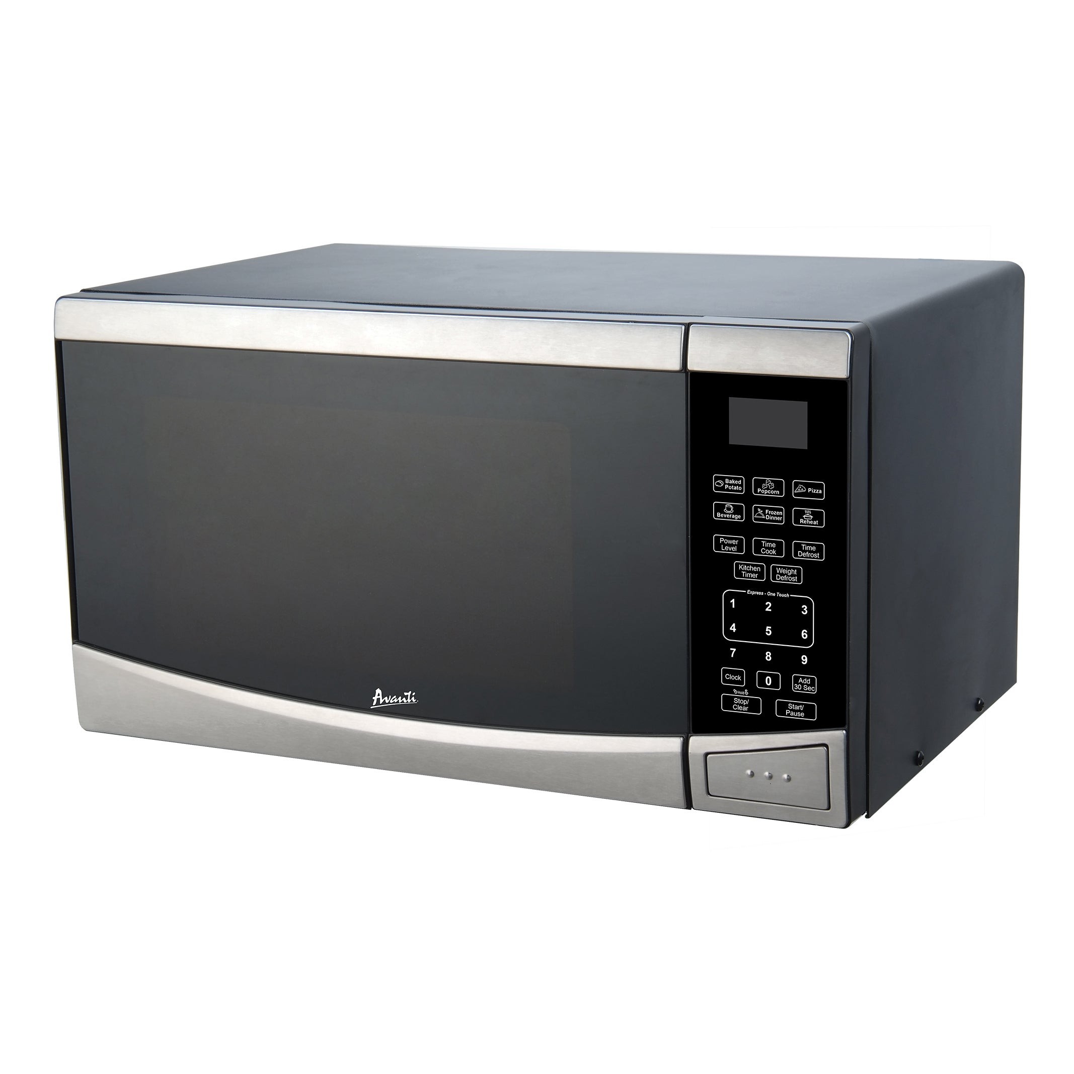 0.9 Cubic Foot 900W Microwave Oven Stainless Steel